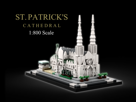 NYC St. Patrick's Cathedral 1:800 Scale